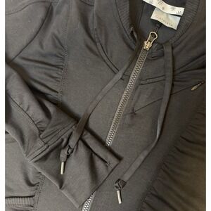 Athleta Zippy Jacket Women's Black Athleisure L